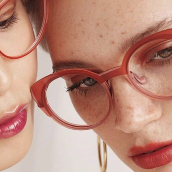 Occhiali Da Vista Donna FERAVIA – Montatura In Acetato Multicolore Con Dettagli Metallici, 54-15-143, Leggeri, Confezione Regalo
